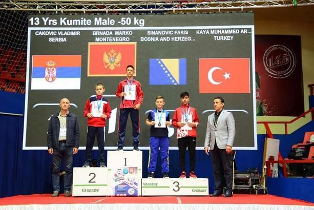 Muhammet Arif Kaya Balkan üçüncüsü oldu