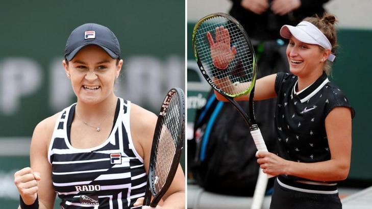 Roland Garros'ta finalin adı: Ashleigh Barty-Marketa Vondrousova