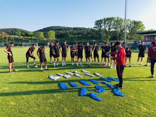 Ümit Milli Takım, Arnavutluk maçı hazırlıklarını tamamladı