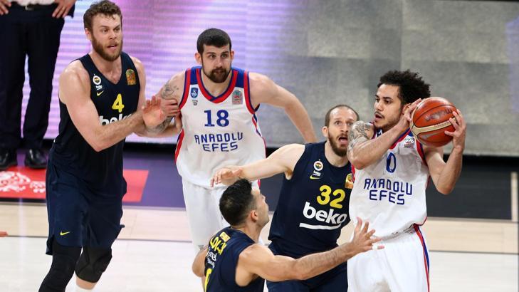 Anadolu Efes - Fenerbahçe Beko maç sonucu: 56-73