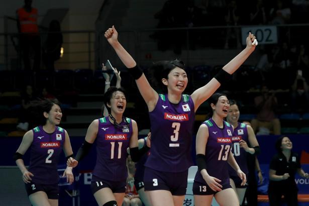 2019 FIVB Voleybol Milletler Ligi: Japonya: 3 - Rusya: 1