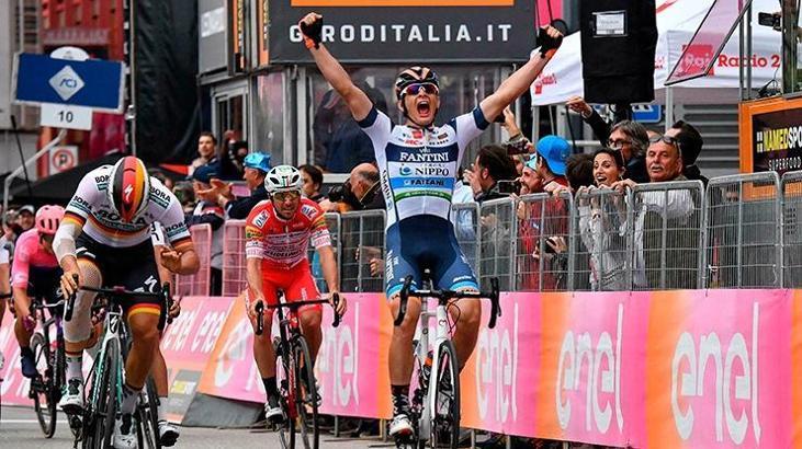 Giro'nun 18. etabını, Damiano Cima kazandı