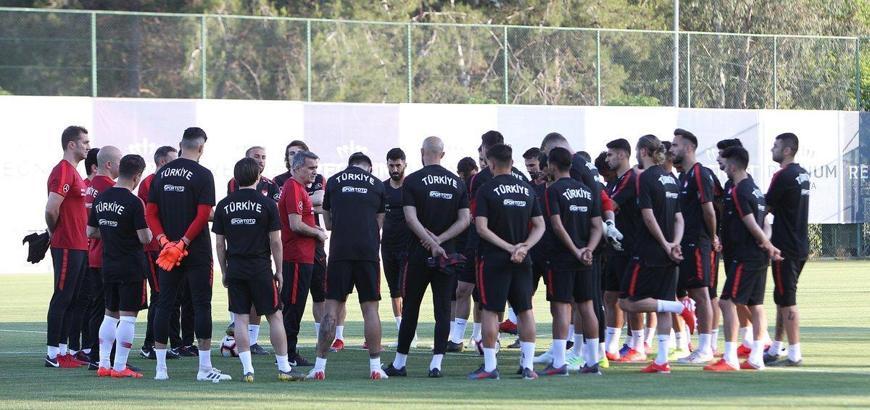 A Milli Takımımız, Antalya'daki ilk çalışmasını yaptı