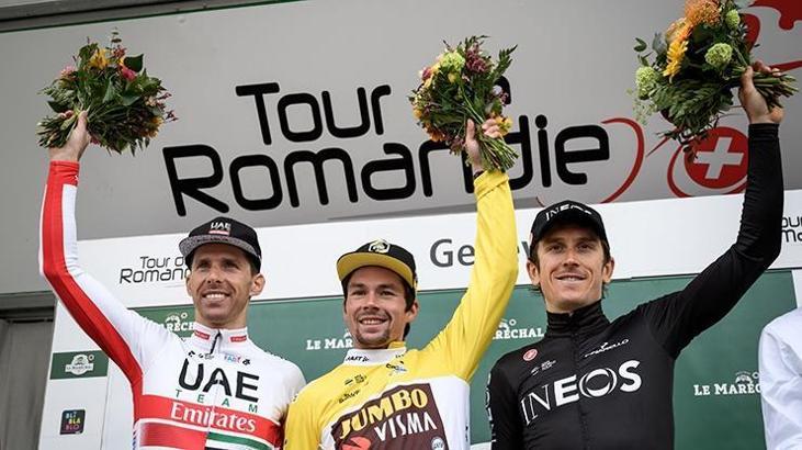 Romandie Turu'nda zafer Primož Roglič'in