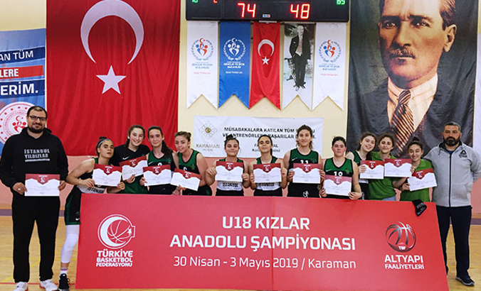 U18 Kızlar Anadolu Şampiyonları heyecanı sona erdi