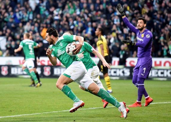 Borussia Dortmund'a şampiyonluk yolunda Werder Bremen'den ağır darbe