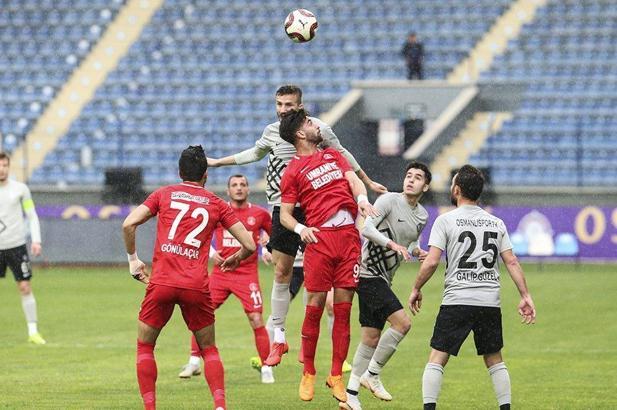 Osmanlıspor - Ümraniyespor maç sonucu: 0-0