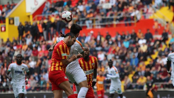 İstikbal Mobilya Kayserispor - Aytemiz Alanyaspor maç sonucu: 1-1