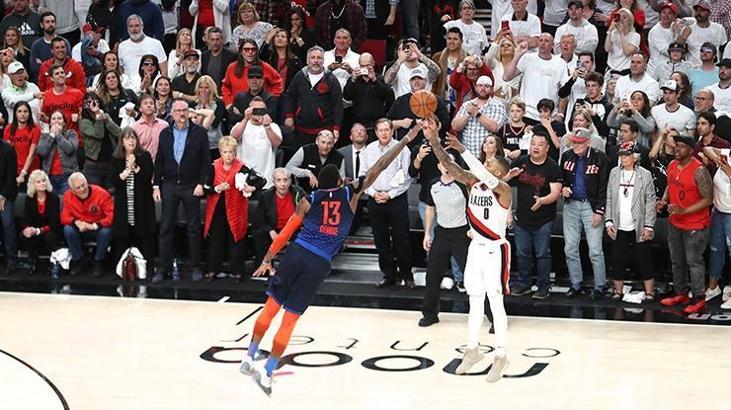 Lillard son saniyede hem maçı hem turu getirdi