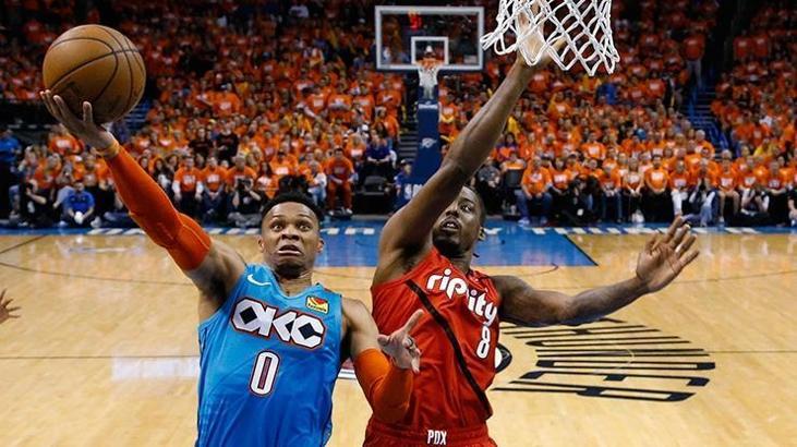 Thunder, Westbrook ile kazandı