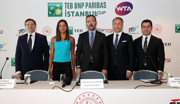 TEB BNP Paribas İstanbul Cup tanıtım toplantısı yapıldı