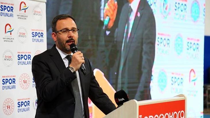 Bakan Kasapoğlu: