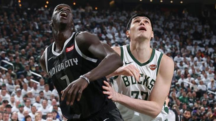 Ersan İlyasova'lı Bucks, Pistons'ı rahat geçti