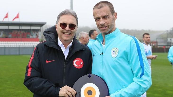 Aleksander Ceferin'den TFF Başkanı Hüsnü Güreli'ye ziyaret