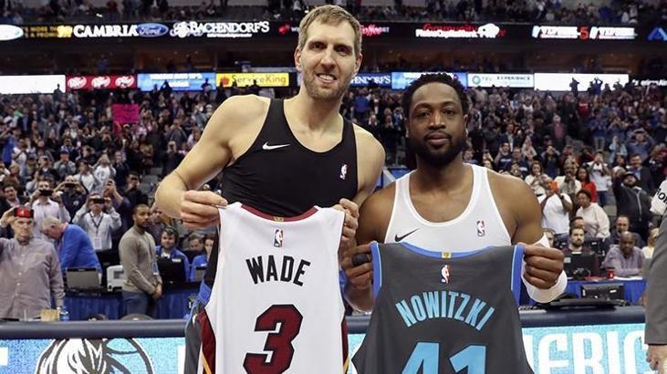 Nowitzki ve Wade'den NBA'e veda