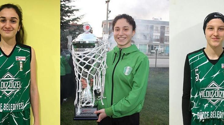 Düzce Belediyespor'dan 3 oyuncu milli takımda