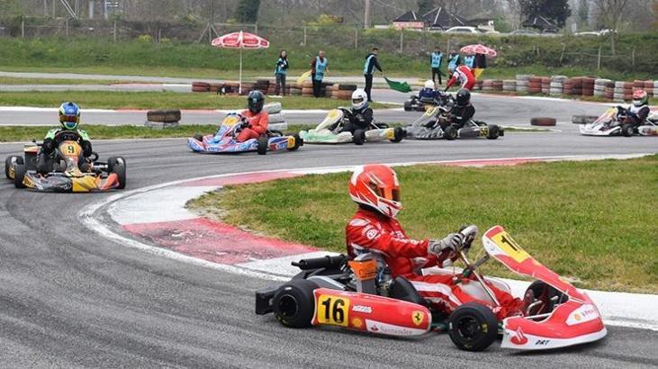 Karting Şampiyonası nefes kesti
