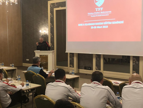 A Klasman Hakemleri Eğitim ve VAR Semineri başladı