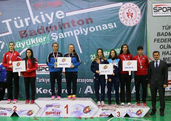 Büyükler Türkiye Badminton Şampiyonası sona erdi