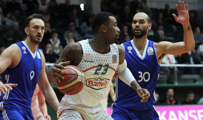 Banvit, İstanbul Büyükşehir Belediyespor'u farklı geçti: 95-63