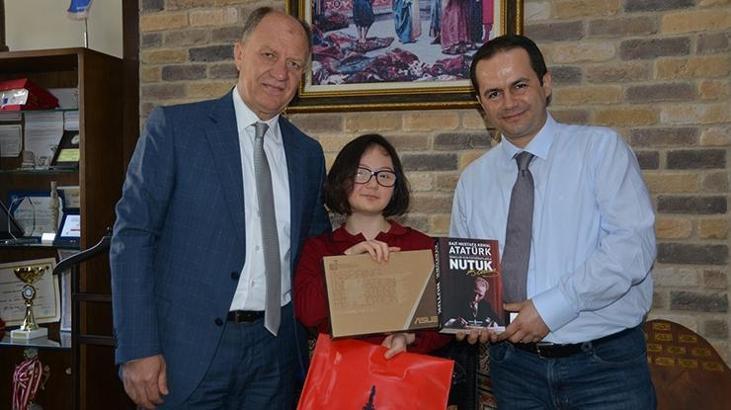 Dünya rekortmeni İrem Öztekin ödüllendirildi