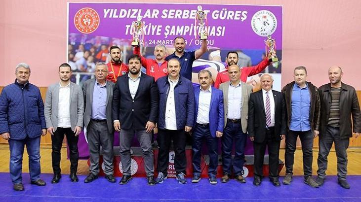 Türkiye Yıldızlar Serbest Güreş Şampiyonası sona erdi