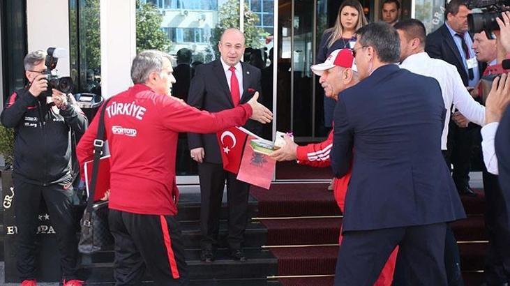 A Milli Futbol Takımı İşkodra'ya ulaştı