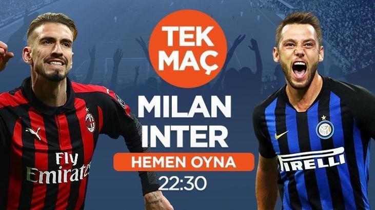 Milano derbisi tek maç fırsatıyla Misli.com'da