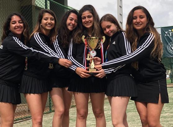 Üniversiteler Tenis Ligi'nde erkeklerde Haliç, kadınlarda Aydın Üniversitesi şampiyon