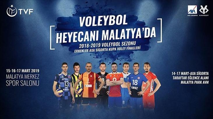AXA Sigorta Erkekler Kupa Voley maç programı belli oldu
