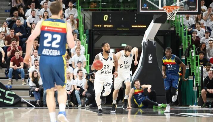 LDLC ASVEL, Andorra karşısında hata yapmadı: 79-75