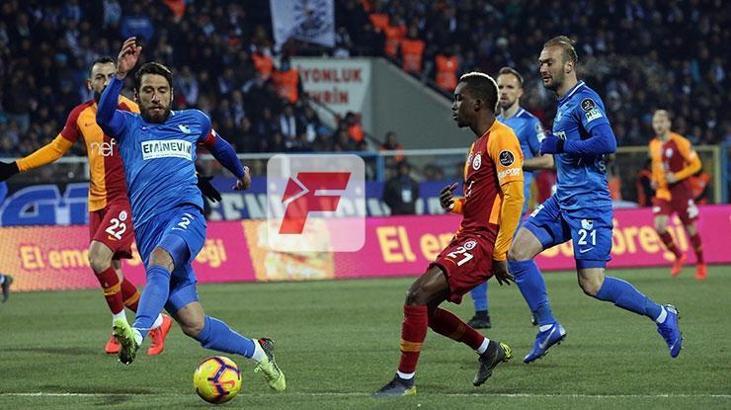 (ÖZET) Erzurumspor-Galatasaray maç sonucu: 1-1