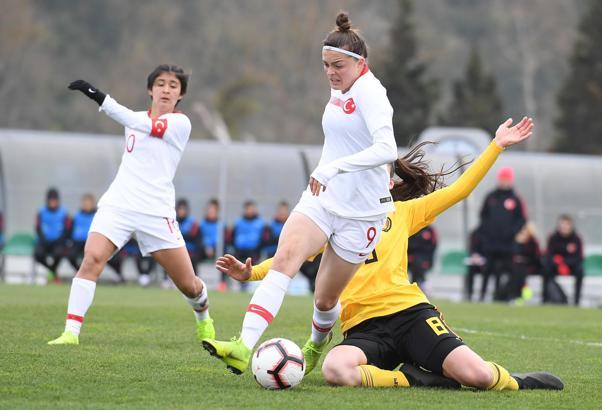 19 Yaş Altı Kadın Milli Futbol Takımı, Belçika'ya yenildi