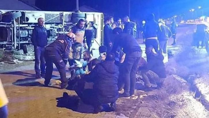 Ankaragücü taraftarları kaza yaptı: 2 ölü, 24 yaralı