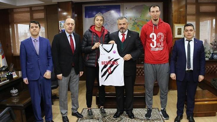 Beşiktaşlı Melek Uzunoğlu'ndan Bafra'ya ziyaret