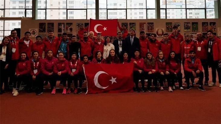 Atletizmde 13 madalya