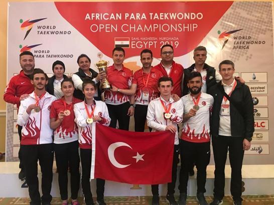 Para-taekwondocular Mısır'da zirvede
