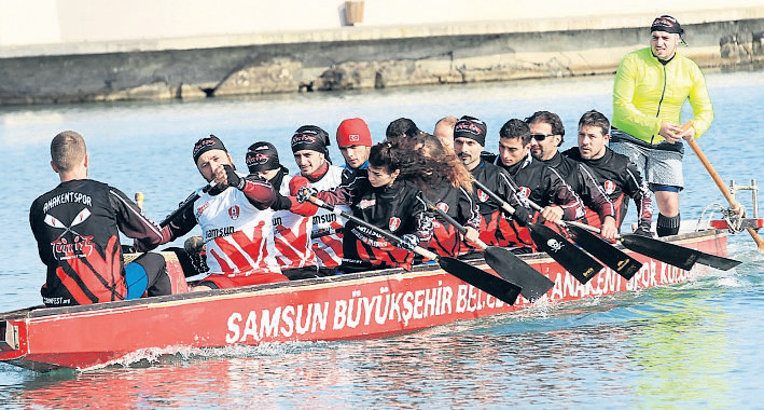 19 gün kürek çekecekler