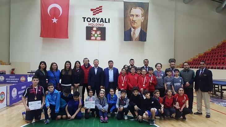 Osmaniye'de masa tenisi heyecanı sona erdi