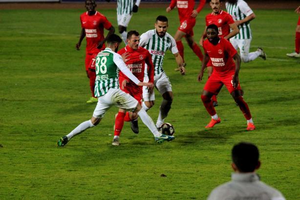 Giresunspor-Ümraniyespor maç sonucu: 1-1