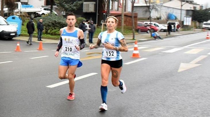 Sosa'nın eşi Carolina Uluslararası Trabzon Yarı Maratonu'nda 7. oldu