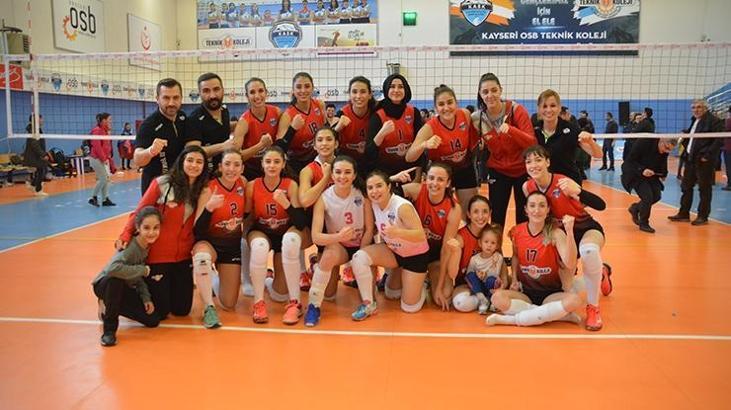 Kayseri OSB Teknik Koleji, Adana Seyhan Belediyespor'u rahat geçti