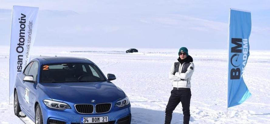 Cem Bölükbaşı, Çıldır Gölü'nde BMW M sürüş etkinliğine katıldı