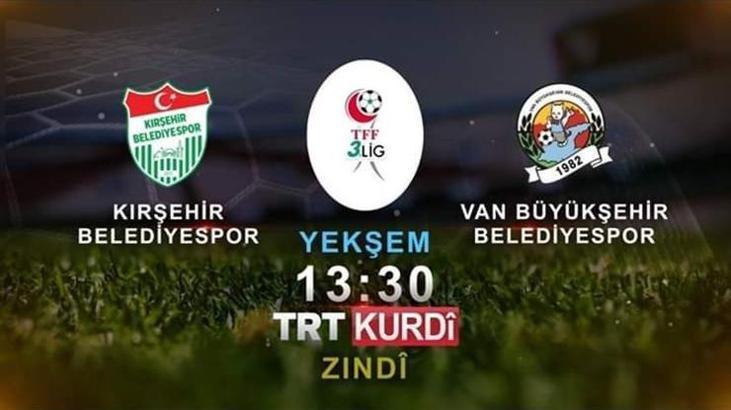 3. Lig'in derbisi TRT Kurdi'de yayınlanacak