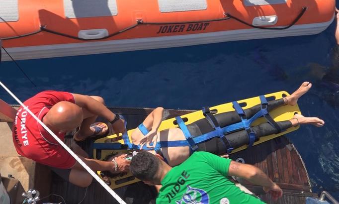 İspanyol sporcu dalış sırasında baygınlık geçirdi
