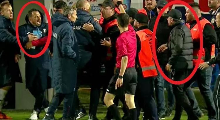Romanya'yı karıştıran kavga! Yüksel Yeşilova ve Gheorghe Hagi...