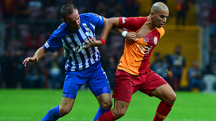 Sofiane Feghouli bu sezon Süper Lig'de ilk kez 11'de oynadı