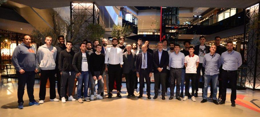 Galatasaray Erkek Basketbol Takımı'na moral yemeği