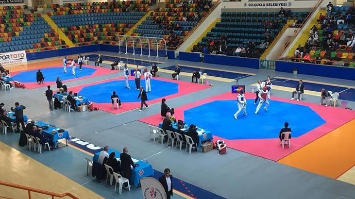 Konya'da tekvando ümit ve yıldızlar milli takım seçmeleri başladı