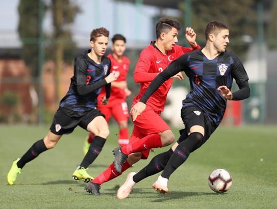 U17 Milli Takımı, Hırvatistan ile 1-1 berabere kaldı
